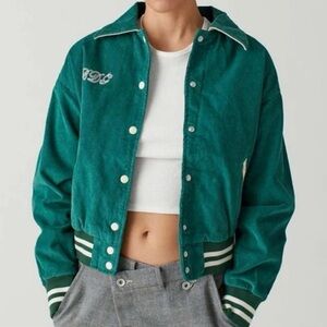Green Corduroy BDG Women's Jacket - Small